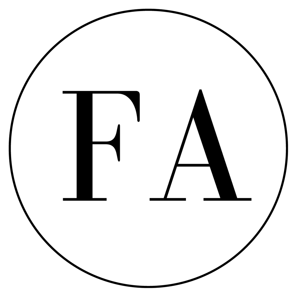 Firmenlogo mit der Bezeichung FA