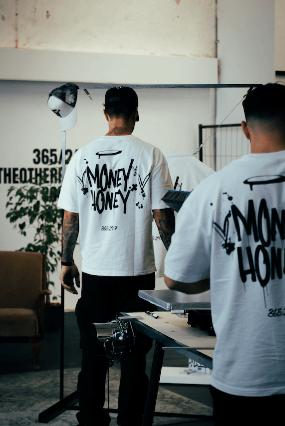 Fertiges Oversize T-Shirt Produkt