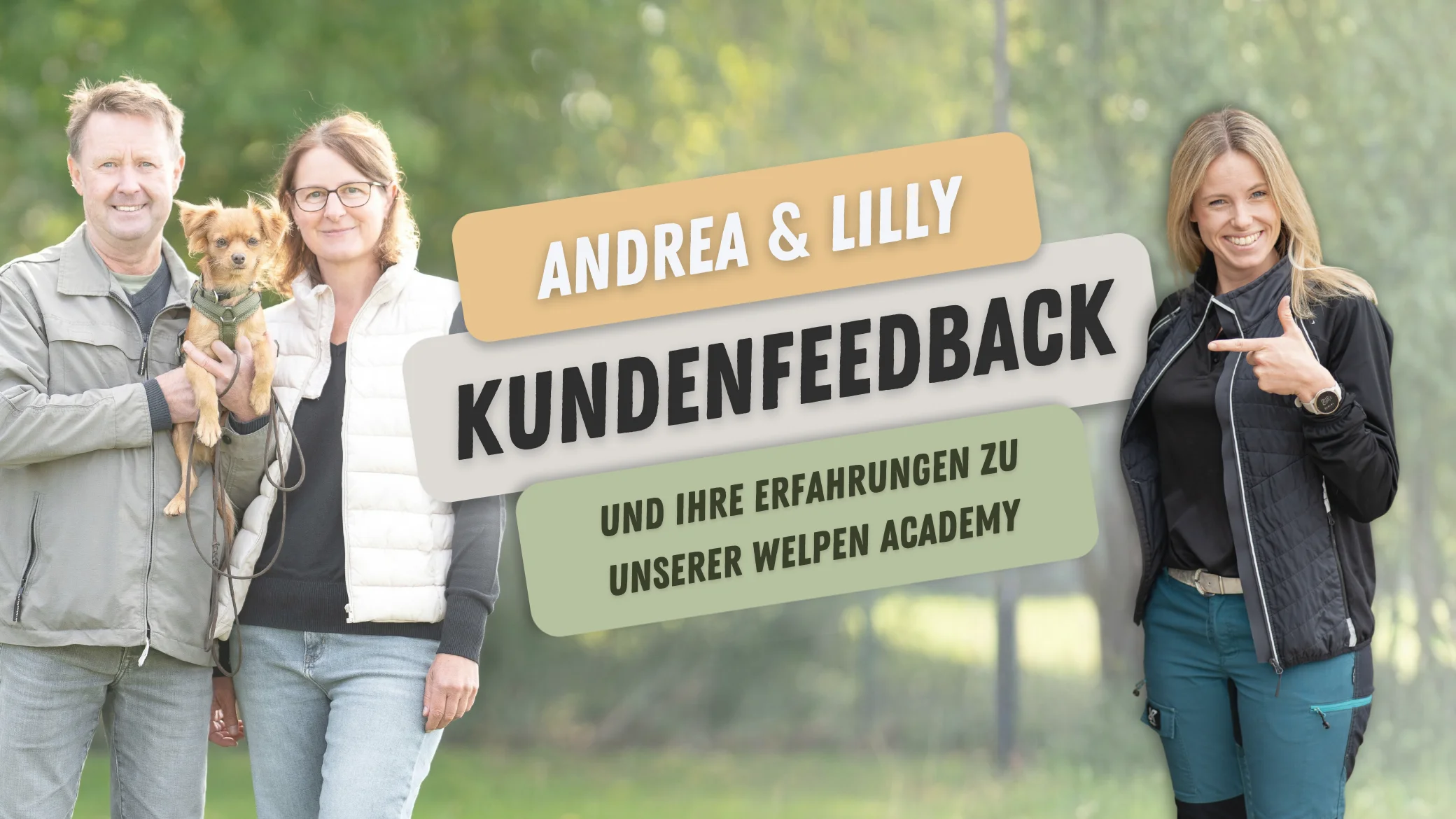 Andrea Pitscheneder mit ihrer Hündin Lilly