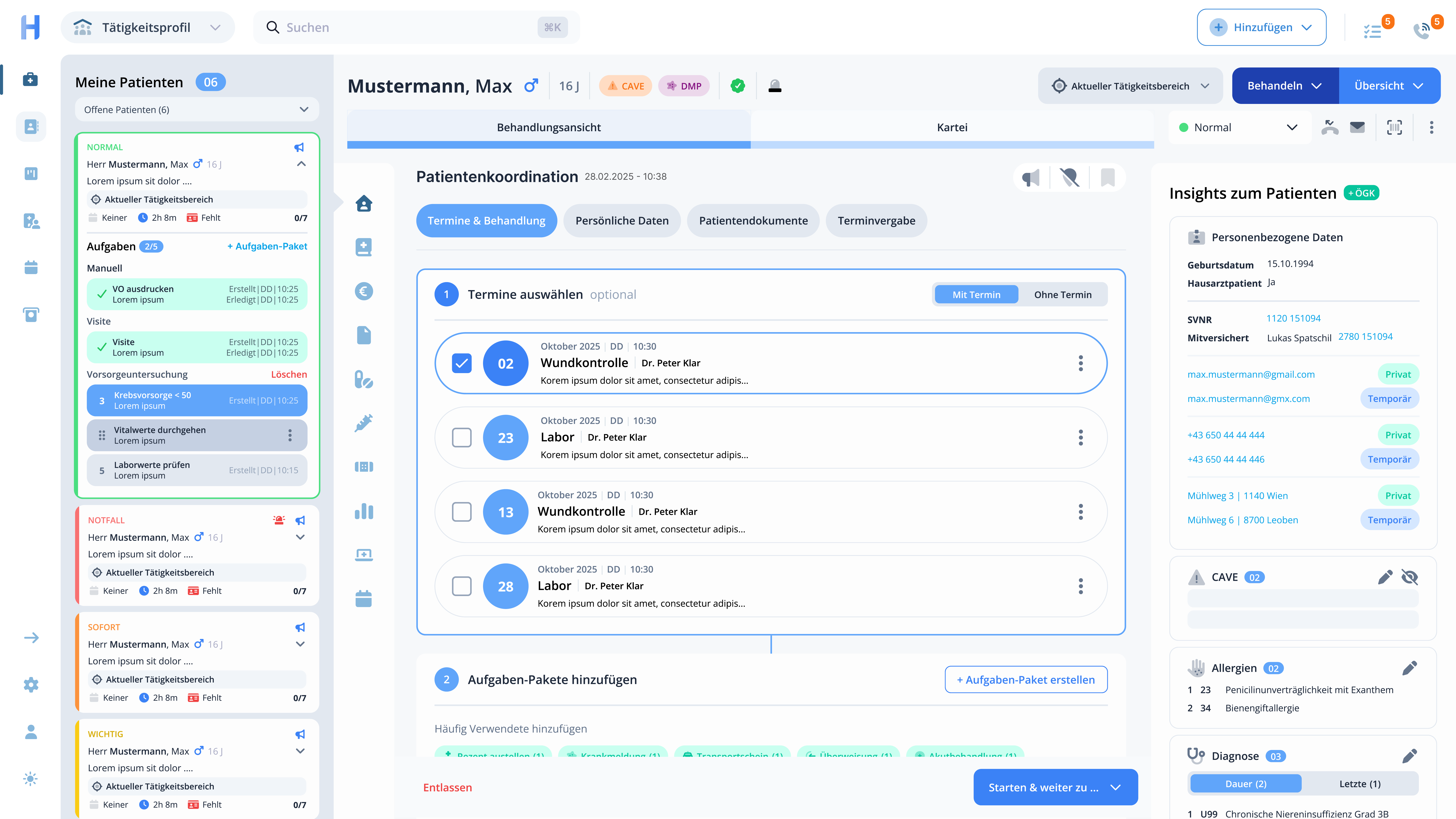 Helena Patientenkartei App