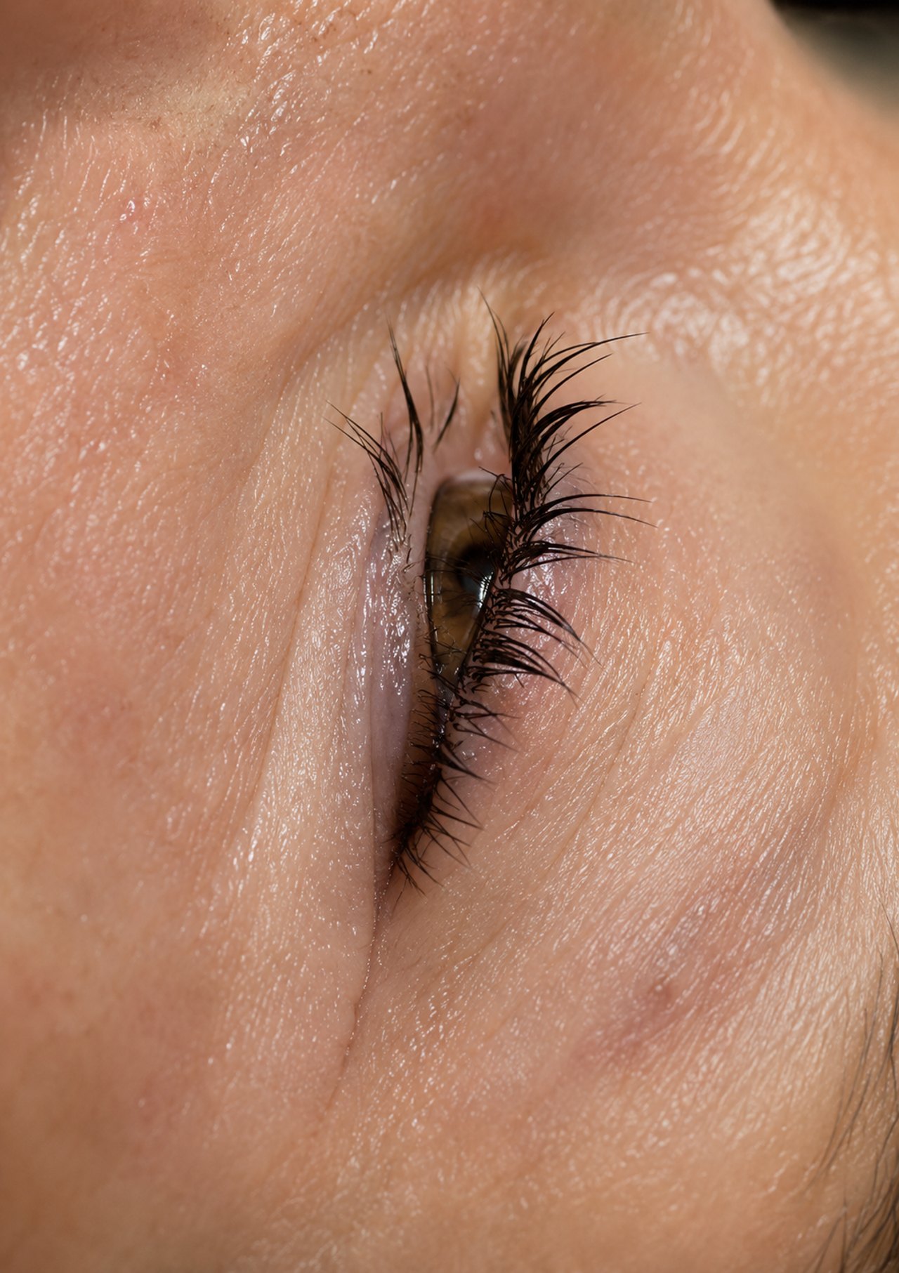 Augenpartie nach dem Lash & Brow Lifting bei SWON in Pforzheim, Aufnahme 3