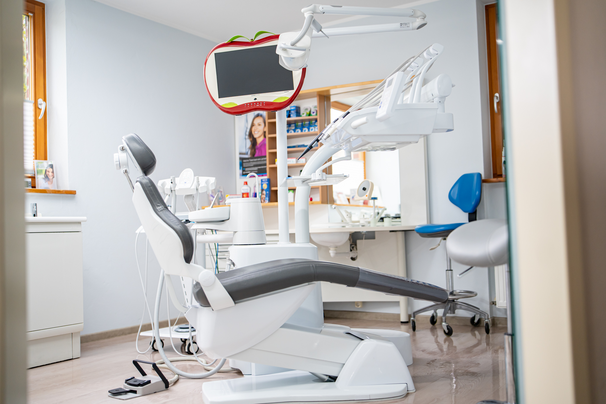 Intraoralscan mit dem iTero-Scanner in der Zahnarztpraxis Marker