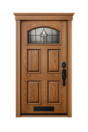 Hochwertige Holz Haustür