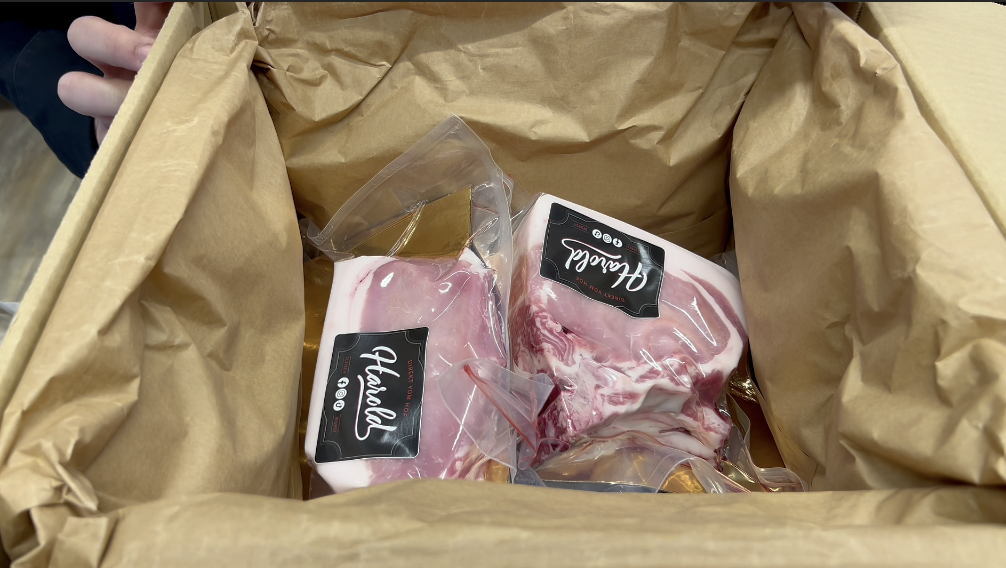 Ein Blick ins Paket