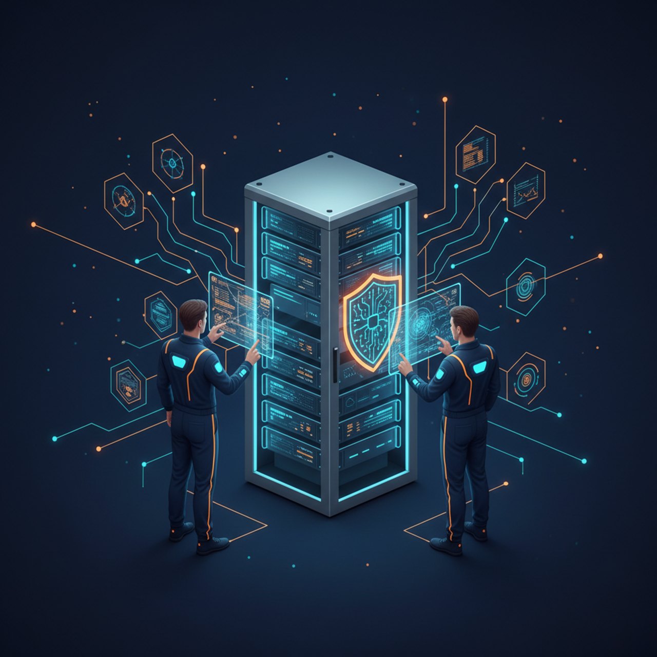 Security Operations Center Visualisierung