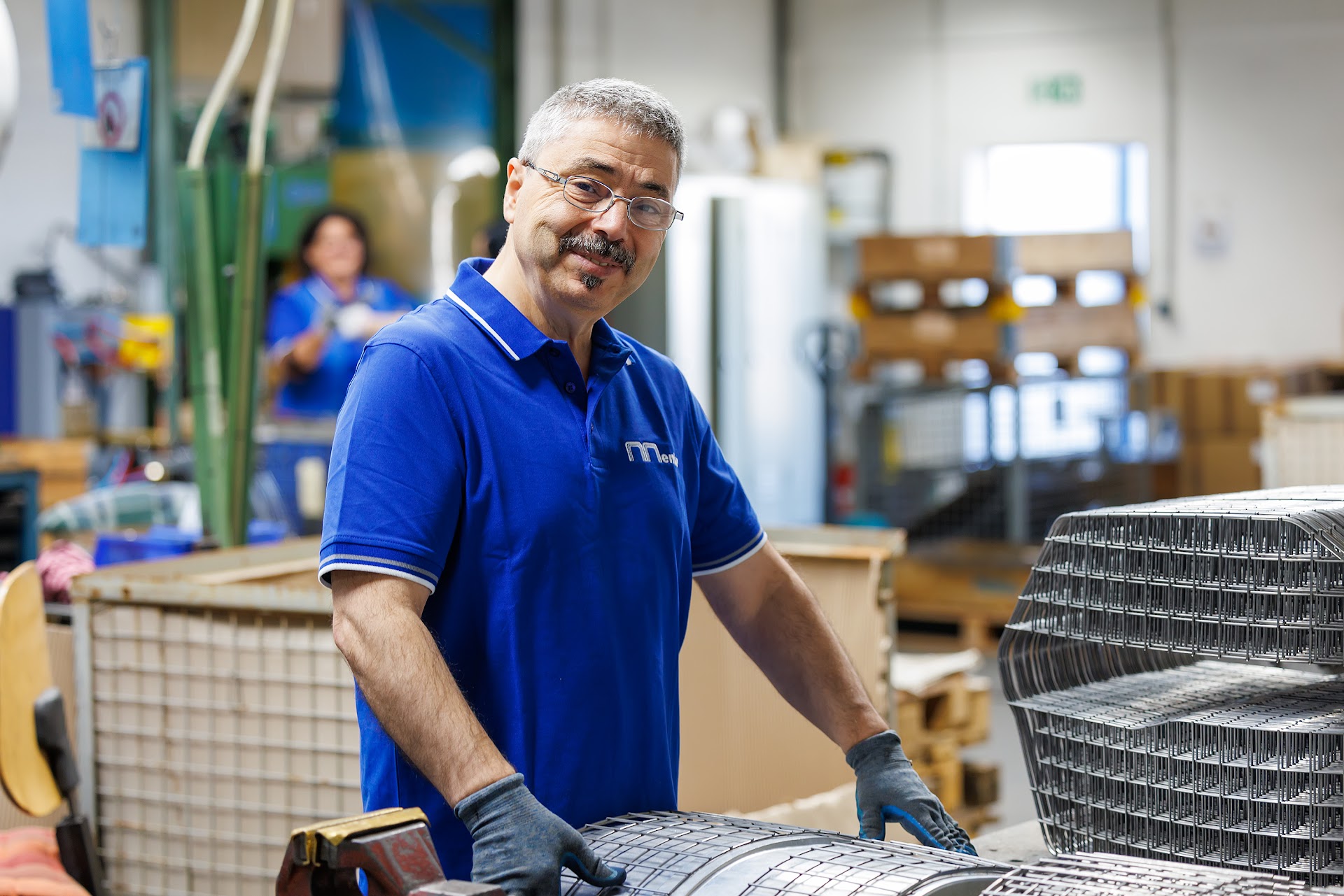 Gitterteile aus der laufenden Produktion
