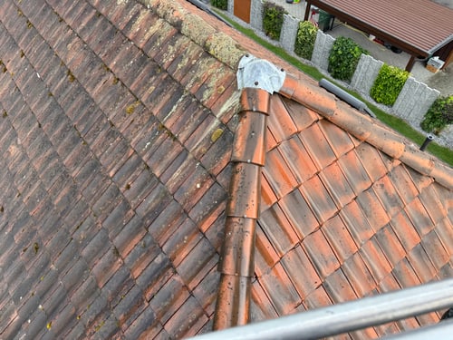 Dachreinigung mit sichtbarem Unterschied