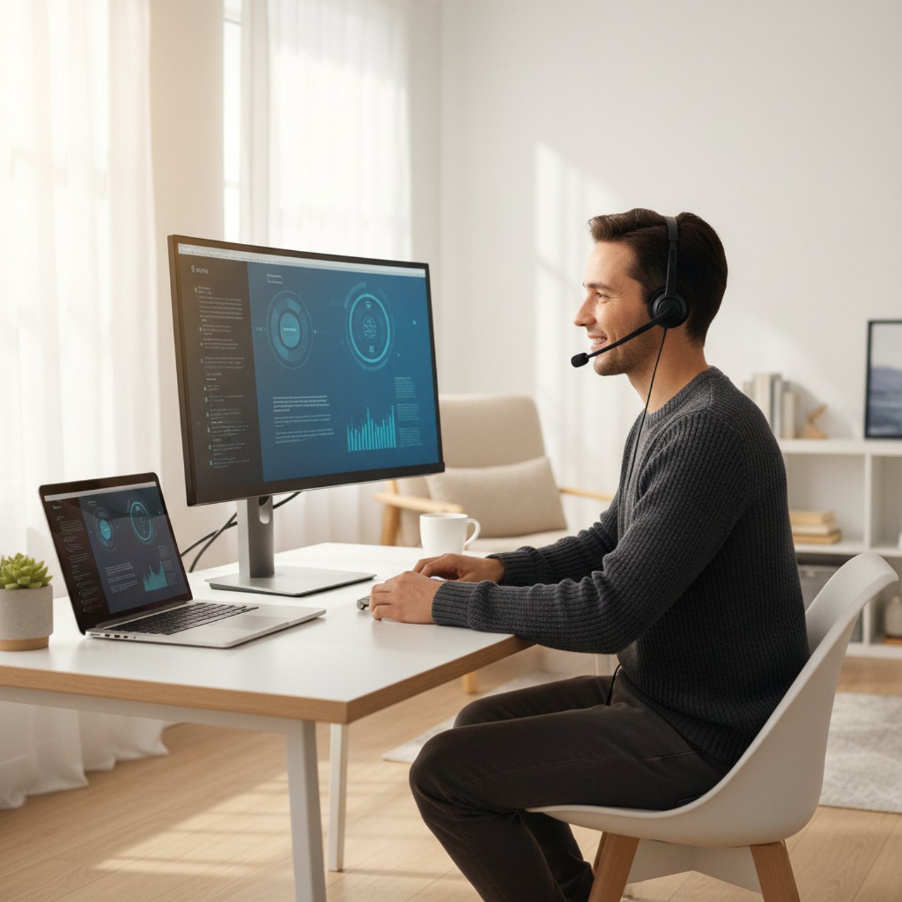 Arbeitsplatz im Homeoffice