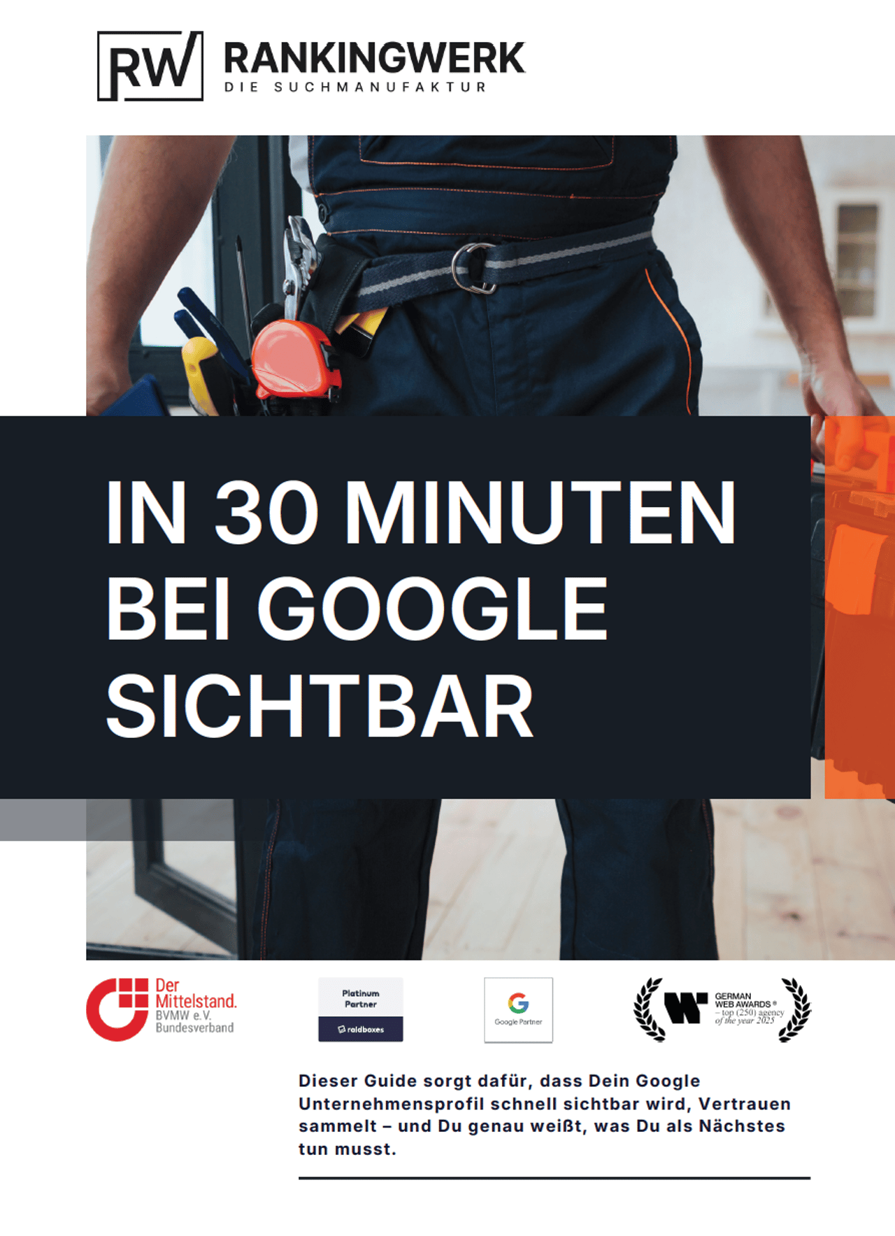 Cover: Guide zum Google-Unternehmensprofil