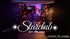 Eine Bar mit beleuchtetem Schild "Starclub Live - Bühne - Bar" und vielen gerahmten Fotos an der Wand.
