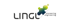 Lingual-Logo mit grün-blauem Molekül und dem Text „pioneering engineering“.