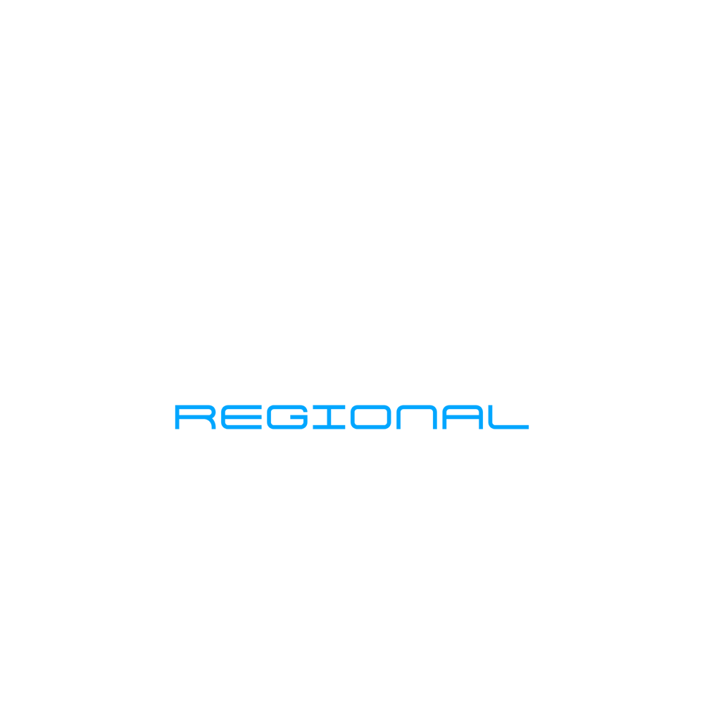 Logo: „TOMEIT REGIONAL“ in Weiß und Blau auf dunkelgrünem Hintergrund.