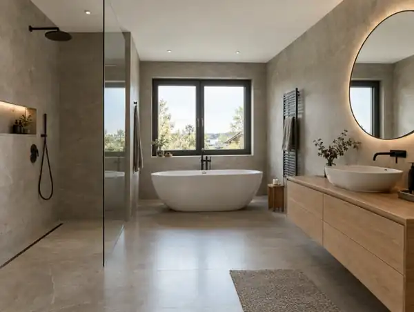 Fertig saniertes Komplettbad