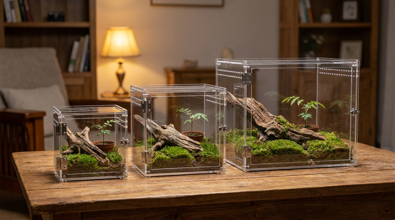 Terrarium-Größe nach Art & Alter