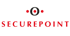 Securepoint-Logo: Rote Schrift "SECUREPOINT" unter einem stilisierten schwarzen "O" mit zwei roten Punkten.