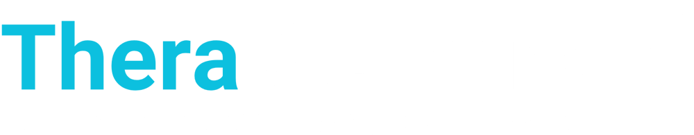 Logo "Thera Schmiede" mit Untertitel "Erfolgreiche Physiotherapien bauen auf starke Teams." und Copyright-Symbol.