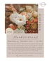 Flyer für einen Herbststrauß Workshop am 09. Oktober 2027 mit herbstlichem Blumenarrangement und Preisangabe von 49 Euro.