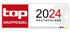 Zertifikat "Top Gruppenziel 2024 Deutschland" mit Deutschlandkarte und Flagge.