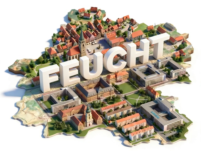Feucht isometrische Stadtansicht – Immobilienmakler Feucht
