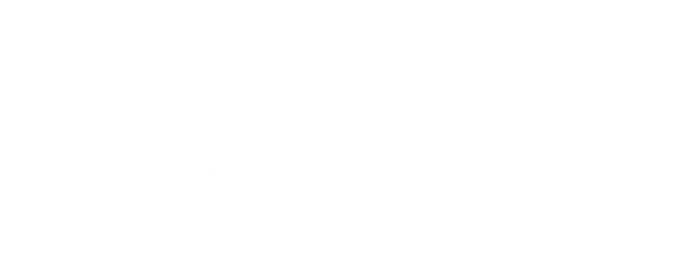 Logo vom Sachverständigenbüro Florian Friesen mit einer weißen Haus-Silhouette auf schwarzem Hintergrund.