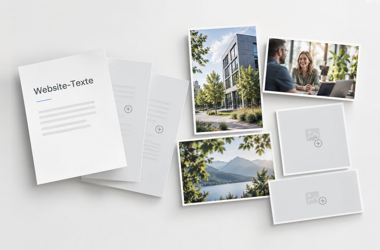 Konzept, Texte und Bilder