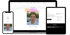 Moderner Webdesigner aus Frankfurt bei der Gestaltung einer responsiven Website