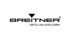 BREITNER ABFÜLLANLAGEN GMBH Logo, Schwarz auf Grün, mit dreieckigem Symbol über dem „I“.