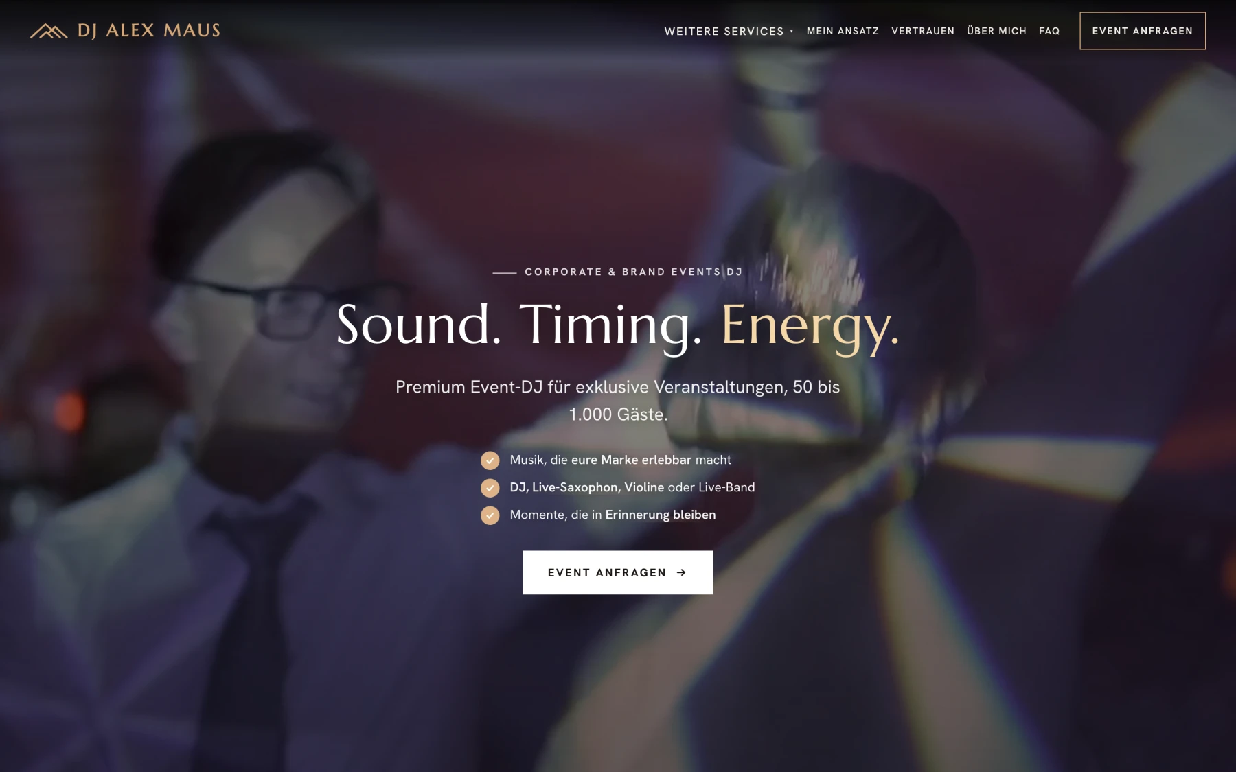 DJ Alex Maus Corporate & Brand Events