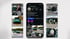 Smartphone mit dem Instagram-Profil von Autohaus Berger, flankiert von Beiträgen mit BMW-Fahrzeugen und Mitarbeitern.