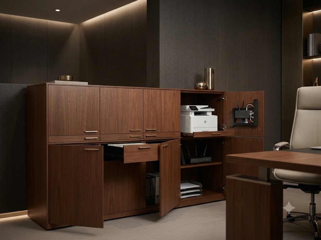 Credenza Tecnológica ejecutiva de Lolo Morales Studio