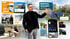 Mann präsentiert Solar-Marketing-Inhalte, PV-Anlagen und die Smartflower mit dem Text „Energie. Zukunft. Jetzt.“