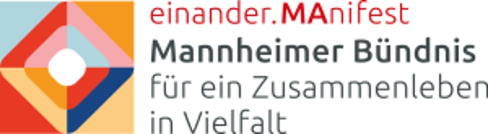 Logo ABK, Akademie der Bildenden Künste Mannheim, weiß auf grünem Hintergrund.