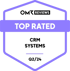 Die Webagentur CC wurde im 2. Quartal 2024 mit der OMT Reviews Auszeichnung für 'Top Rated CRM Systems' geehrt.