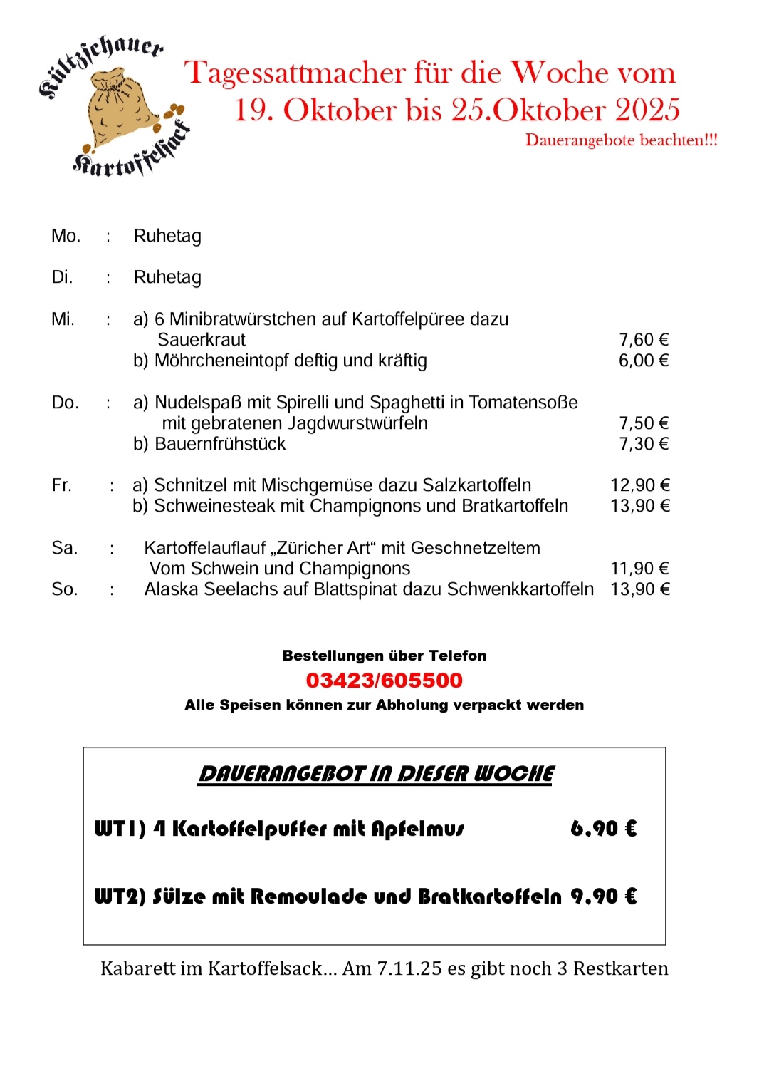 Aktueller Tagestipp