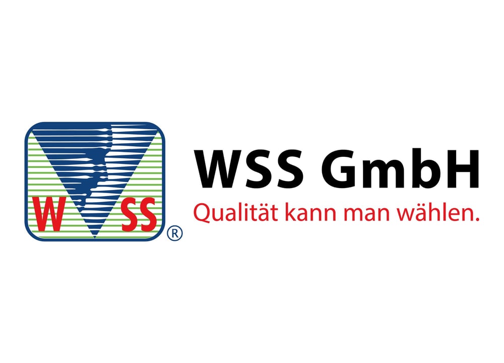 WSS GmbH Logo mit Slogan "Qualität kann man wählen."