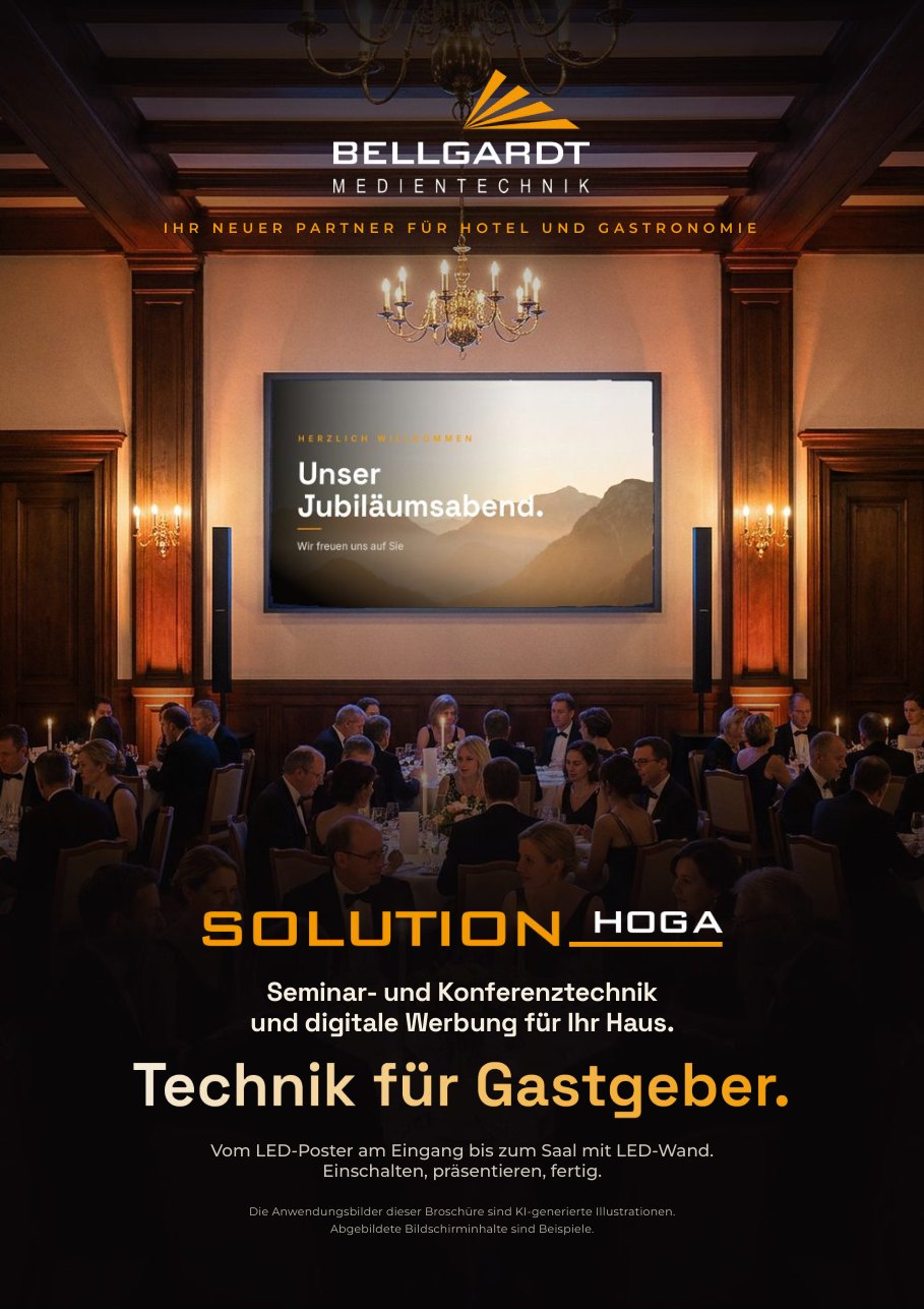 Titelseite der Broschüre Solution HoGa