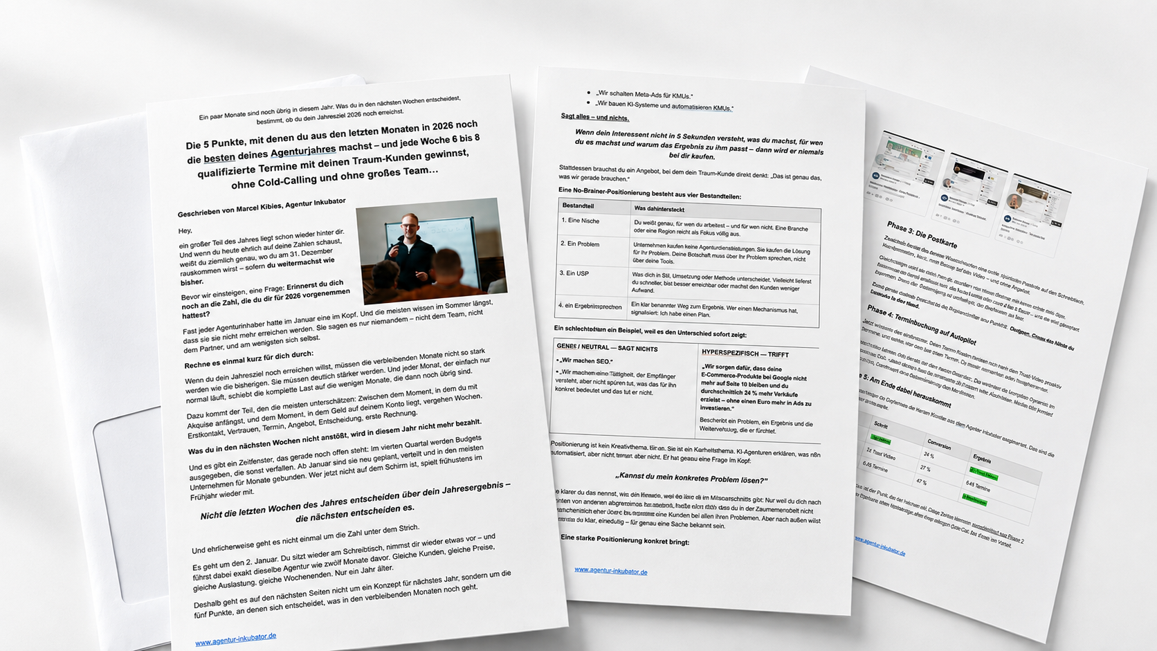 Gedruckter Report: Die 5 Punkte