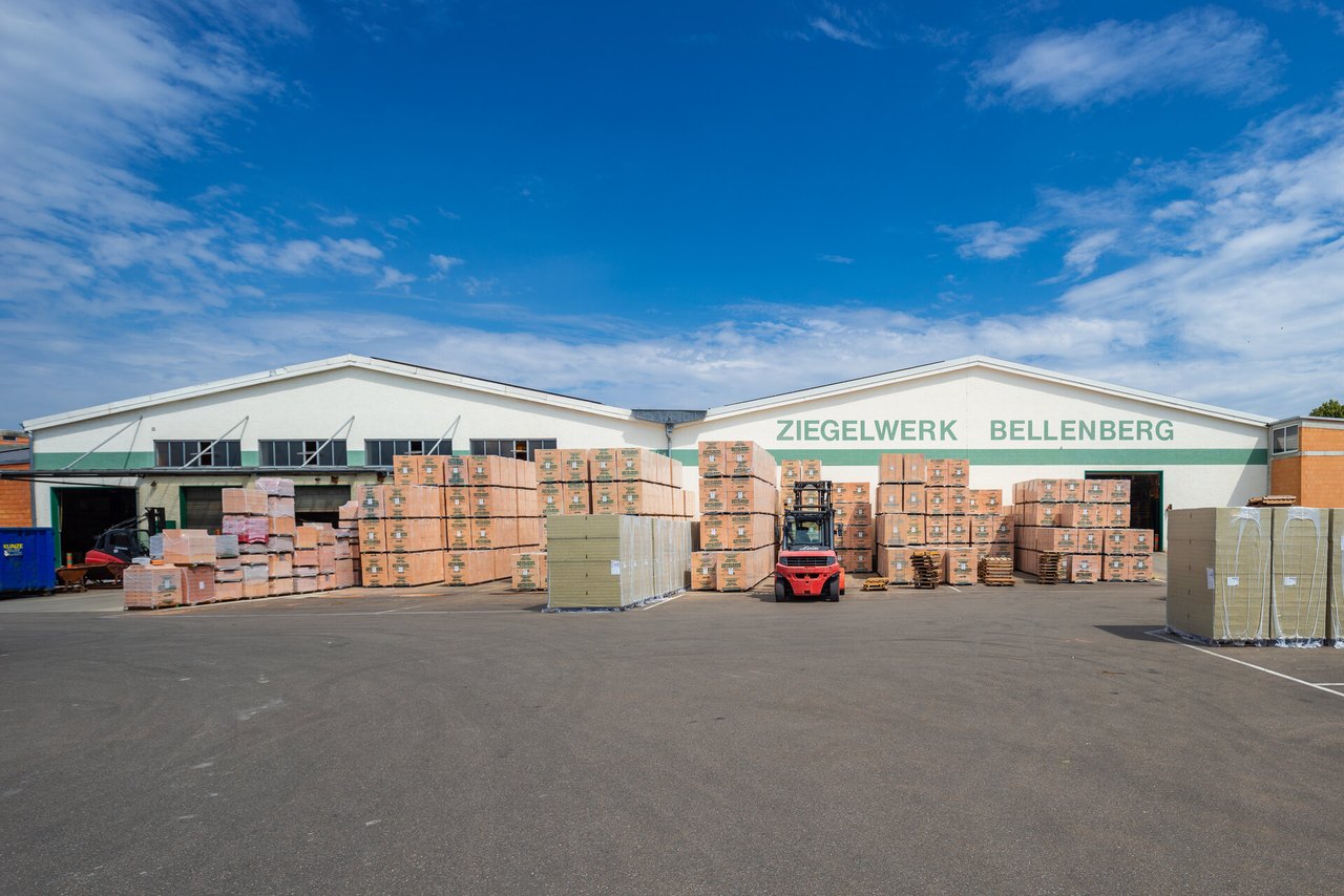 Werksgelände des Ziegelwerks Bellenberg