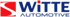 Logo von WITTE AUTOMOTIVE: Ein weißes, geschwungenes S auf rotem Quadrat, daneben „WITTE“ und darunter „AUTOMOTIVE“ in Blau.
