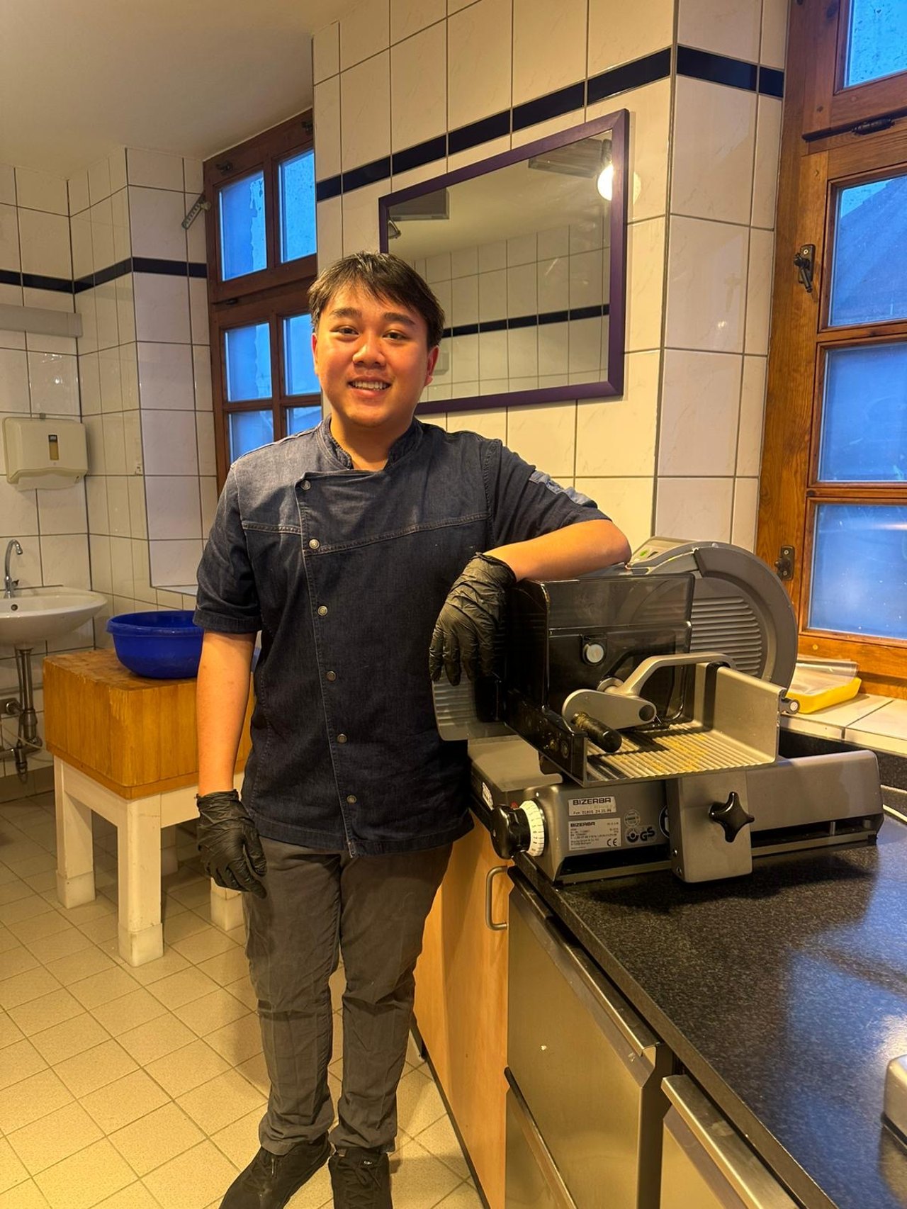 DKI apprentice at work in Germany