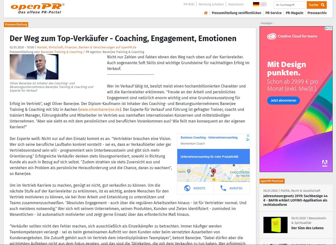 Der Weg zum Top-Verkäufer — Coaching, Engagement, Emotionen