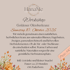 Workshop Goldener Oktoberkranz, Samstag 10. Oktober 2026, Preis: 59€.