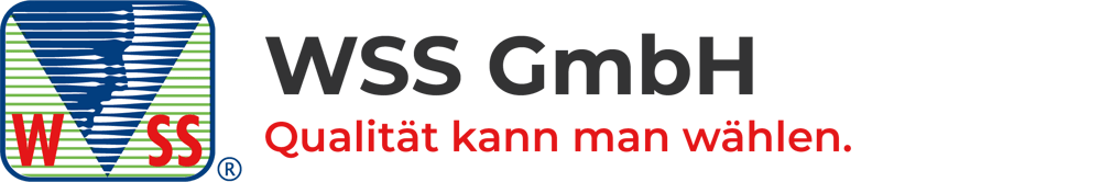 WSS GmbH Logo mit Slogan "Qualität kann man wählen."