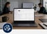 Laptop zeigt eine Software-Benutzeroberfläche zur Ressourcenverwaltung in einem modernen Büro mit arbeitenden Personen - Software für Alarmierung - Notfall- und Krisenmanager (NKM®).