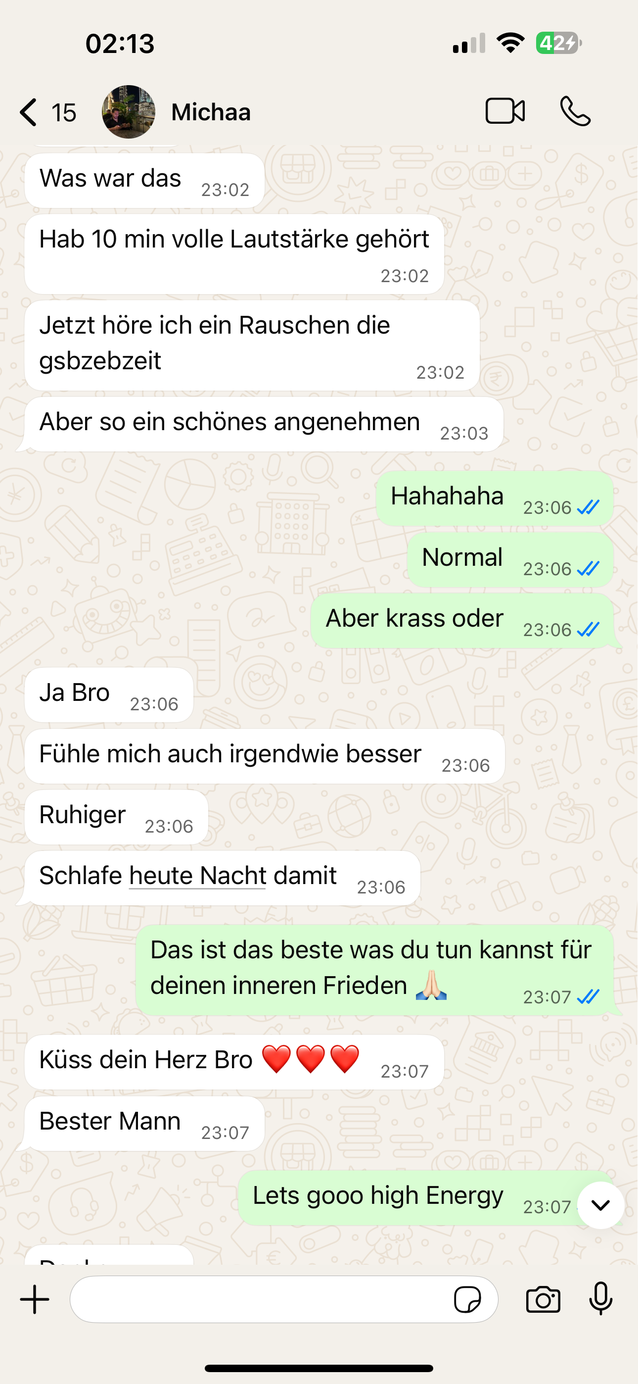 Kundenfeedback WhatsApp