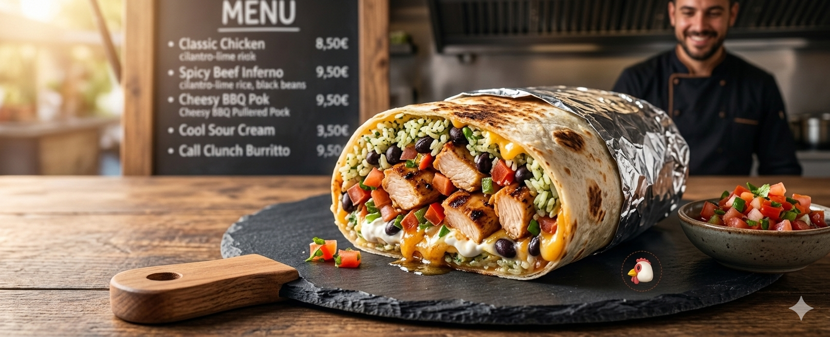 Classic Chicken Burrito