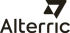Alsterric Logo mit stilisiertem, dunklem Text und einem grafischen Element auf grünem Hintergrund.