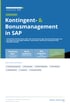 Titelseite des Whitepapers "Kontingent- & Bonusmanagement in SAP" mit Inhaltsverzeichnis und Vorteilen.