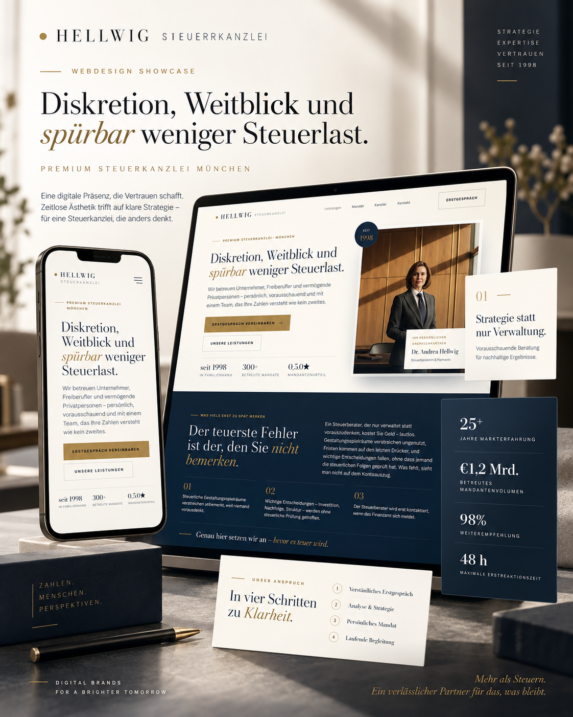 Website für einen Metallbauer
