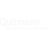 Schriftzug "Quitmann Fahrradkunst aus Westfalen" in Weiß auf grünem Hintergrund.